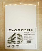 СБ Бумага для черчения А4 10л. б/р в пластик.папке "Эскиз" КЧ10