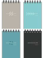 Блокнот А7  40л. Проф-Пресс спираль "Минималистичный дизайн-12" Б40-9330 клетка,мел.карт.