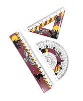 Набор геом. CENTRUM (3предм.) "Школа Магии" 76878 (линейка,треугольник,транспортир)