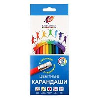 Карандаши 12цв. ЛУЧ "Классика цвета" 35С 2346-08 стираемые,с ласт.,шестигр.