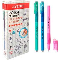 Ручка гелевая "Пиши-Стирай" deVENTE "Study Pen. School" 5051620 синяя,0,7мм,с 2ласт.,асс.