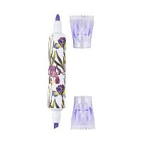 Маркер текст. BV "Flora. Ирисы" 22-0190 сиренев.,двухстор.,пулев.+клин.,1-5мм,ароматиз.