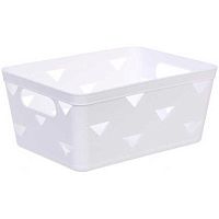 Корзинка д/хранения Селфи "Энигарт" 836-832 белый,20*15*9см