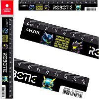 Линейка 16см deVENTE "Robotic" 5091525 пластик,дизайн.