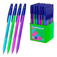 Ручка шар. EK R-301 Stick Neon 63069 синяя,1,0мм,асс.
