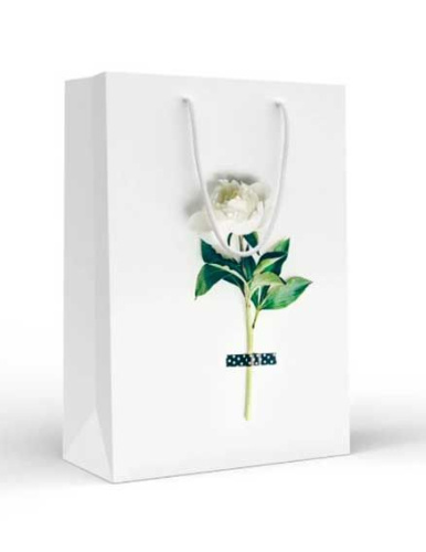 Пакет подар. (ML) "Белый цветок" 15.20.02278