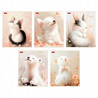 Тетрадь 48л. (клетка) ХАТ "Flossy" лам.soft-touch,асс.