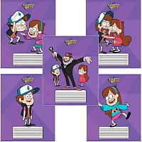 Тетрадь 18л. (клетка) ХАТ "Гравити Фолз" скругл.углы,асс.