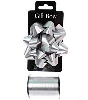Набор д/декорирования "Романс" 214-272 серебро,бант 10см,лента 1,6см(10м)