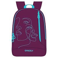 Рюкзак Гризли RD-047-1 фиолетовый