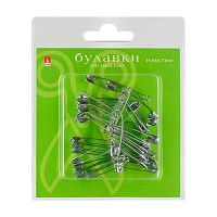 Булавки английские АЛЬТ Hobby Time 2-681/03 серебро,метал.,размер 1 (36шт)