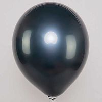 Шары возд. Микрос  5" Пастель чёрный Ч54480