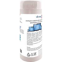 Салфетки влажные чистящие ATTOMEX 100шт 4170601 д/экранов в тубе