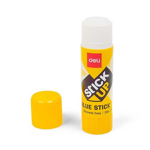 Клей-карандаш 20гр. DELI "Stick UP" EA20210 (430188) желт. корп., карт. диспл.