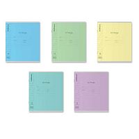 Тетрадь 12л. (кос.лин.) EK пластик.обл. "Классика CoverPrо glossy" 64623 асс.