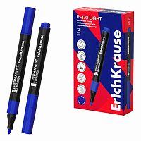 Маркер перм. EK P-170 light 63564 синий,пулев.,2,5мм