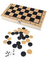Игра настольная Рыжий кот "Шашки" AN03236 дерев.,с доской 29см