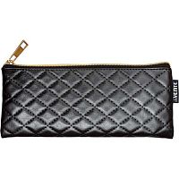 Пенал-косметичка deVENTE 215*90*10 "Artique" 7024536 (35предм.) чёрн.,плоск.,стёг.кож.зам.