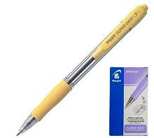 Ручка масл. шар. PILOT BPGP-10R-F (Y) синяя,0,7мм,лин.письма 0,22мм,жёлтый корп.
