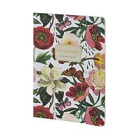 Тетрадь 40л. (линейка) BV "Flora. Пионы" 7-40-505/06 мат.лам.soft touch,фольга