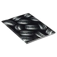 Обложка д/паспорта КОКОС "Black macaroons" 252164 ПВХ,печать б/уголков