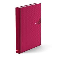 Папка 4 кольца 35мм EK А4 "Work Inside" 19875 бордовая,лам.карт.