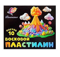 Пластилин 10цв.,150гр. ЛУЧ "Фантазия" 35С 2301-08 мягкий (восковый)