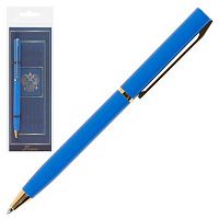 Ручка подар. шар. Fiorenzo "Символика" 232009 синяя,корп.синий,поворот.механ.,пакет