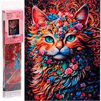Мозаика алмазная DIAMOND "Сказочный Кот" 30*40см,полн.выкл.,в рулоне 684-0999