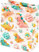 Пакет подар. Миленд Dream cards "Чудесные динозавры" ППК-7575 мат.лам.,18*23*10см,210г/м2