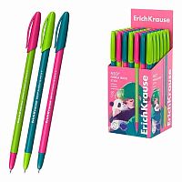 Ручка шар. EK Stick Panda Hugs Super Glide Technology 63101 синяя,0,7мм