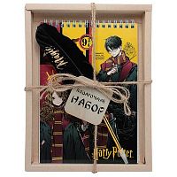 Набор подар. CENTRUM "Гарри Поттер" 77297 (блокн. А5 60л.+ручка шар."Волшебное перо чёрное"