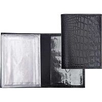 Бумажник водителя нат. кожа ATTOMEX 1011600 чёрный