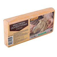 Пластилин скульптурный  500гр. ГЛОБУС телесный,мягкий ПЛС-01М