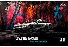 Альбом для рис.20л. АППЛИКА "Авто" С1022-43 обл.цв.офсет