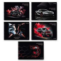 Альбом для рис.48л. SVETOCH спираль "Скорость" А234 (01623) 100г/м2,асс.