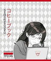 Тетрадь предм. 48л. ПЗБФ "Аниме-Информатика" 026356 выб.уф-твин (клетка)