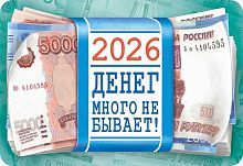 Календарь карм. 2026г. ЛИС "Денеж.символы и символы удачи" КГ-26-258 уф-лак,64*93мм,карт.225г/м