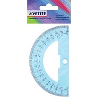 Транспортир deVENTE 180град./12см "Flex" 5095306 гибкий,прозр.синий,блист.