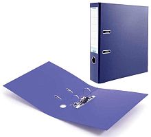 Регистратор 75мм deVENTE А4 3093329 PP,синий,разбор.двухстор.,наварн.карм.с этикет.,металл.окант.