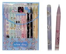 Ручка гелевая "Пиши-Стирай" INTELLIGENT "Лапка" DM-346 синяя,0,5мм,асс.