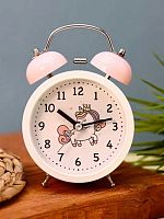 Часы-будильник АЛЕФ "Unicorn" C007-03 розовый