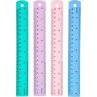 Линейка алюминиевая 20см deVENTE "Pastel" 5091532 двусторон.шкала,асс.