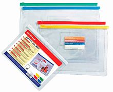 Папка на молнии А4 EK "Zip Pocket" 2935 прозр.,140мкм