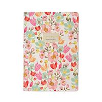 Тетрадь 40л. (клетка) BV "Летний сад" 7-40-001/166 мел.карт.,мат.лам.софт-тач,беж.бум.