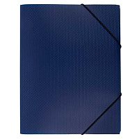 Папка на резинке А4 Expert Complete "Prisma" EC210400002 синяя,эффект 3D,600мкм