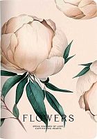 Тетрадь 48л. (клетка) Be Smart "Peony. Айвори" N5283 микротекстур.,лам.,скругл.углы