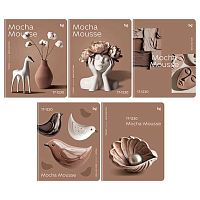 Тетрадь 48л. (клетка) BG "Mocha mousse" 57636 soft-touch лам.,асс.