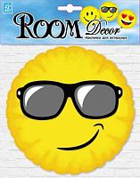 Наклейка Декор Room Decor "Смайлик в очках" мини PLA4011