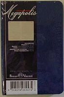 Ежедневник н/д А6 100л. BV кож.зам. "Megapolis" 3-283/01 синий,линейка,беж.бум.